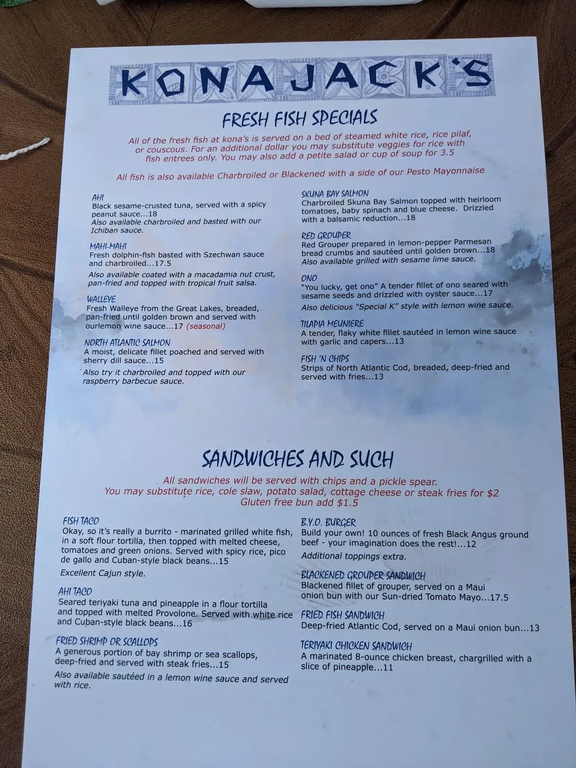 Menu 3