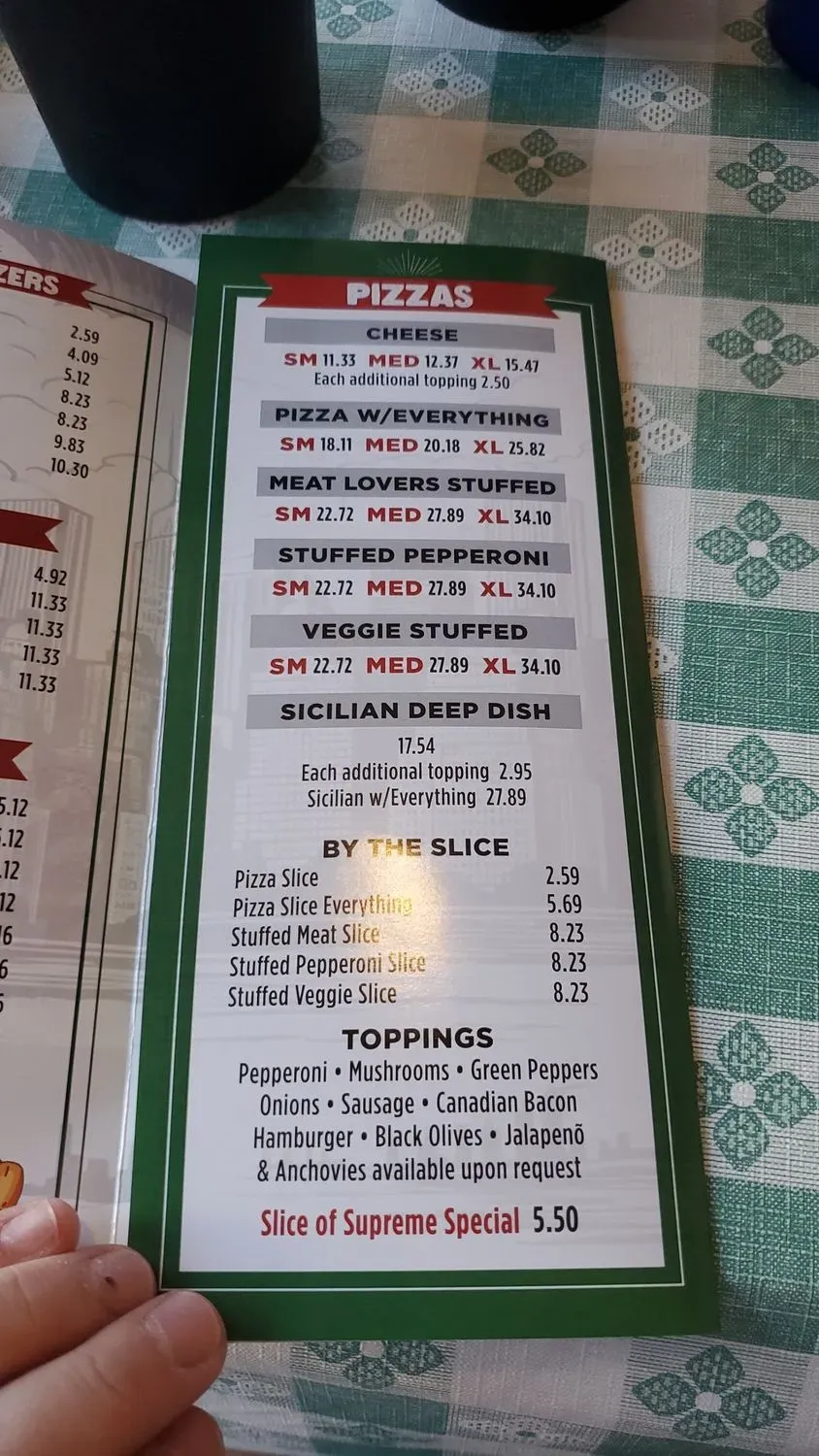 Menu 5