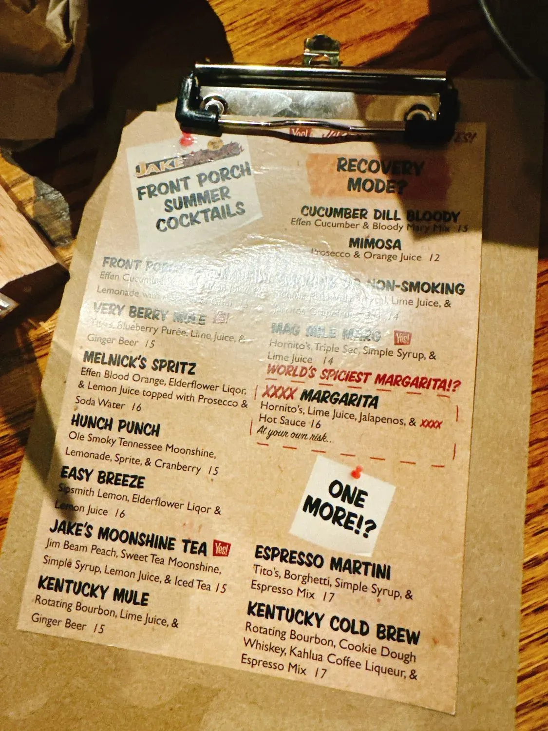 Menu 5