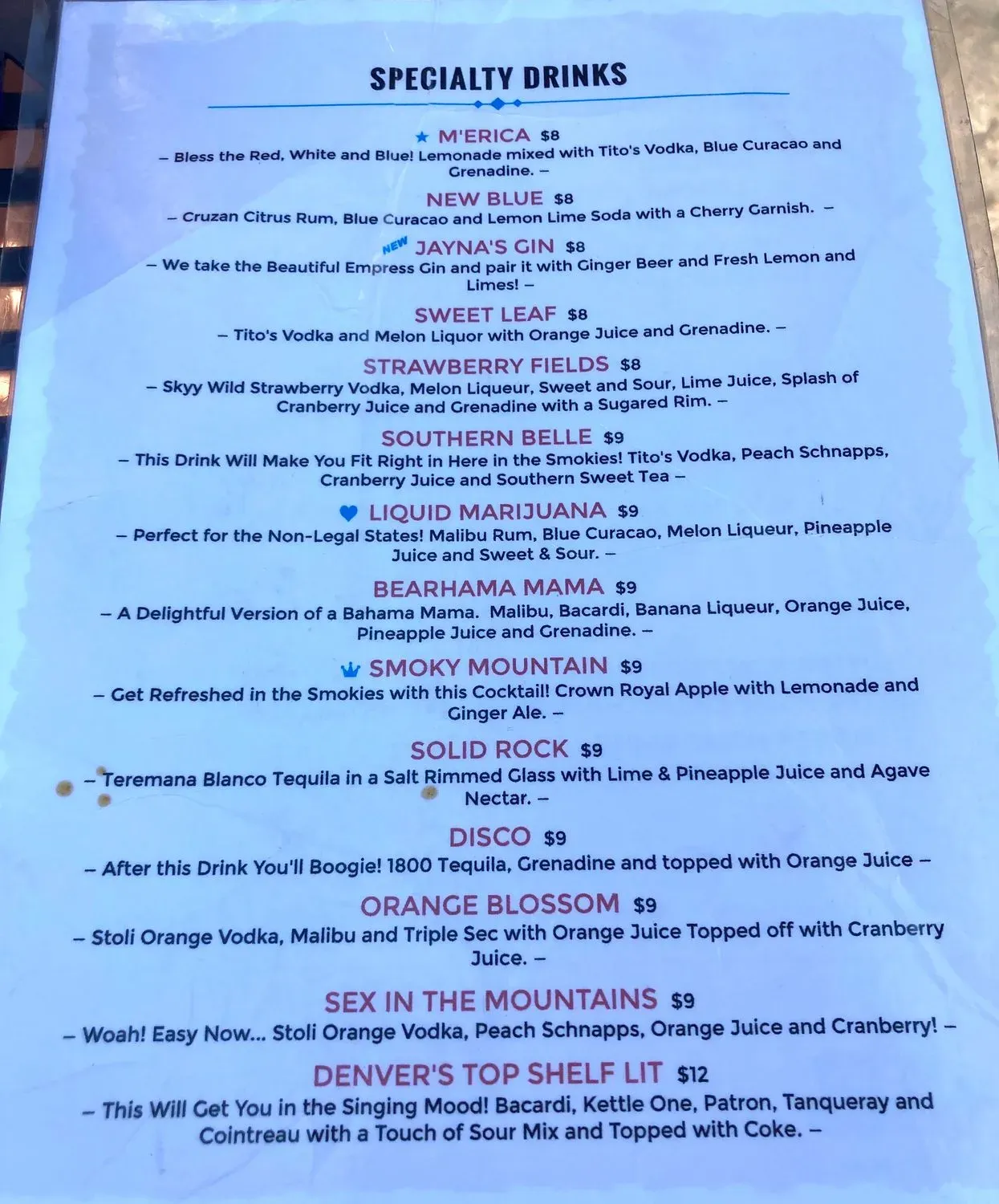 Menu 6