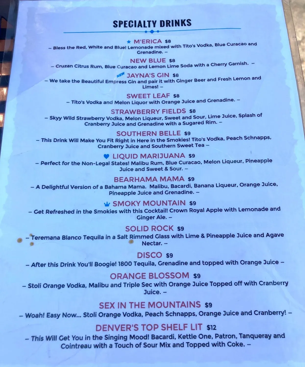 Menu 6