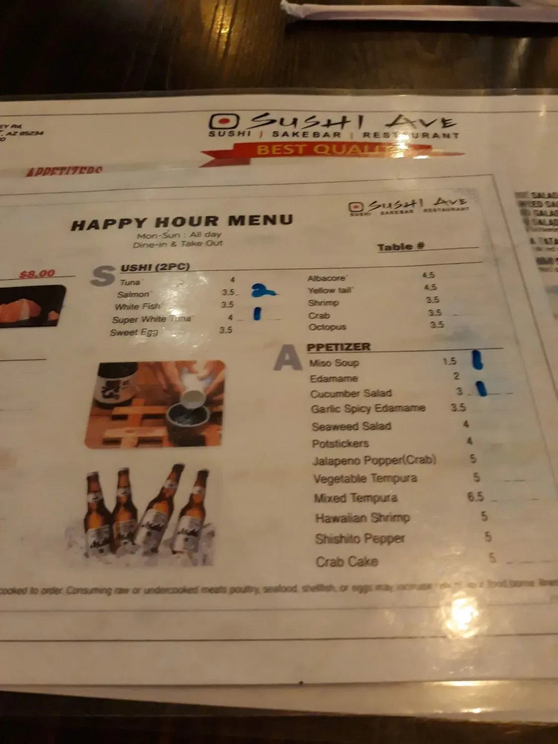 Menu 2