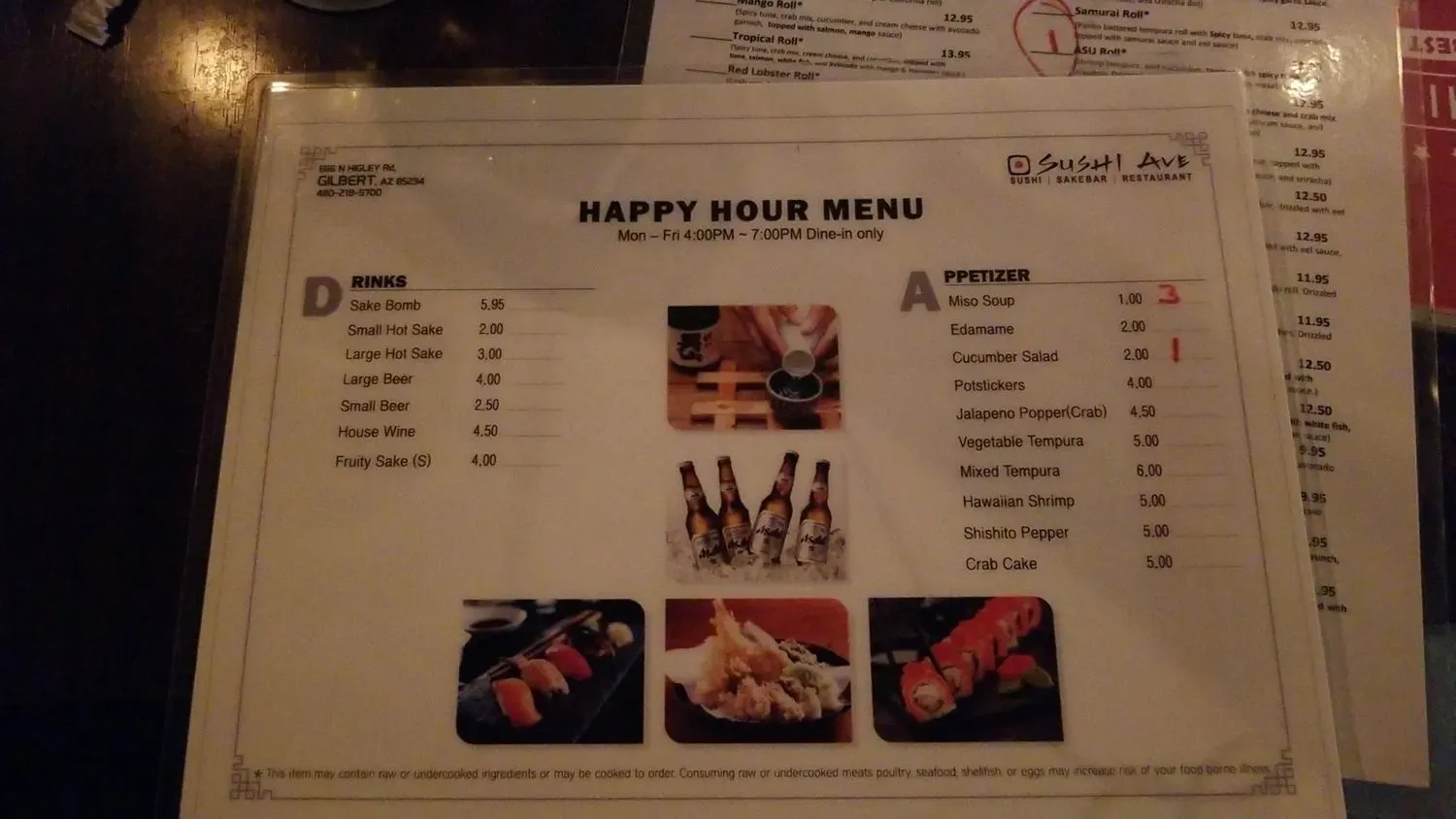 Menu 6