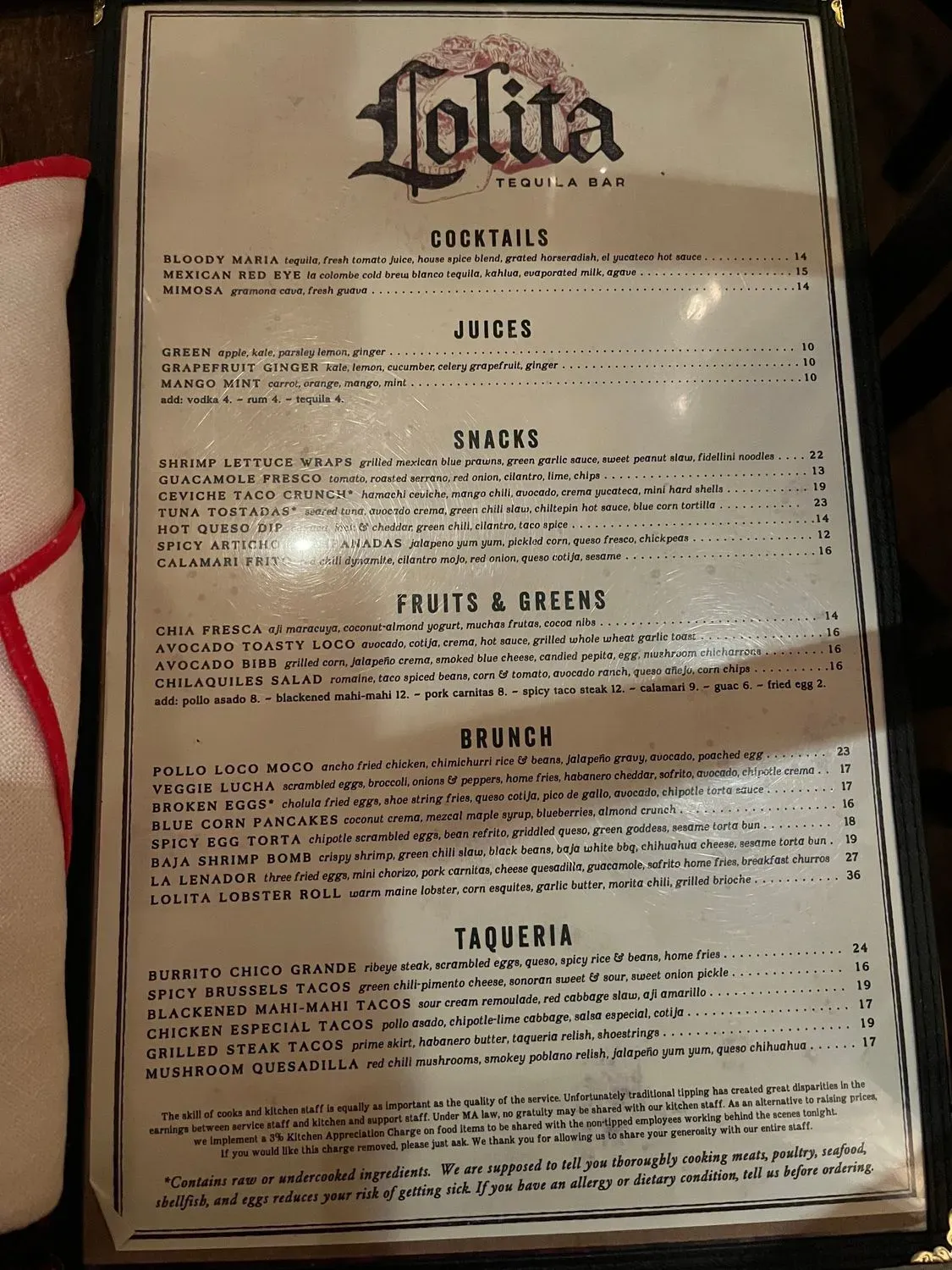 Menu 6