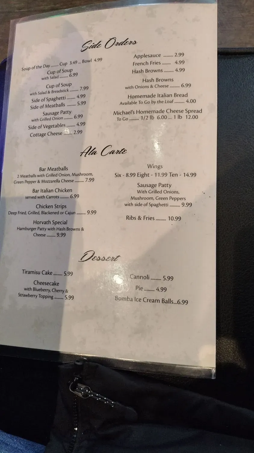 Menu 3