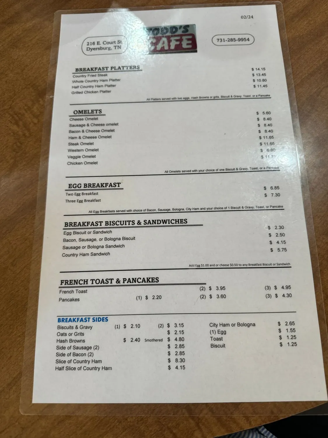 Menu 2