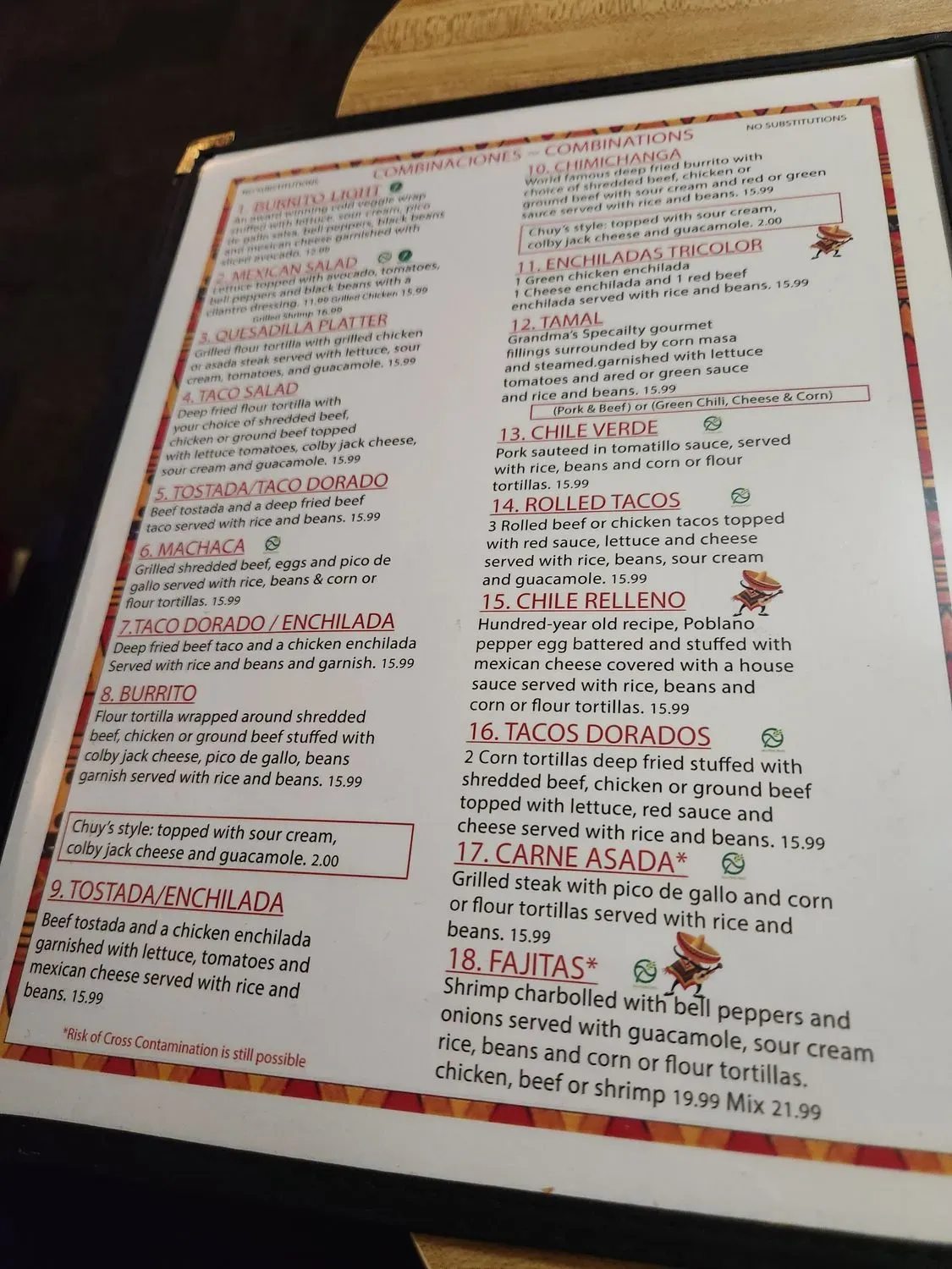 Menu 6