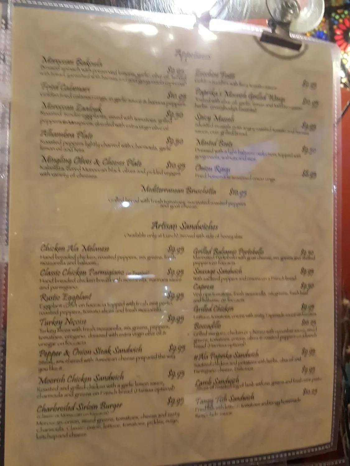 Menu 4