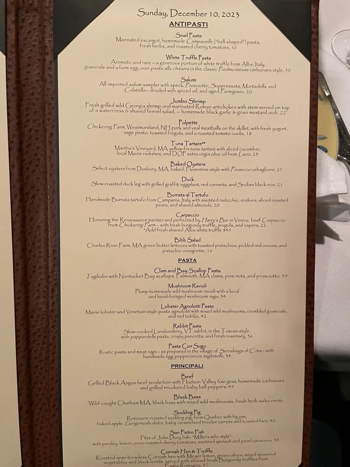 Menu 5