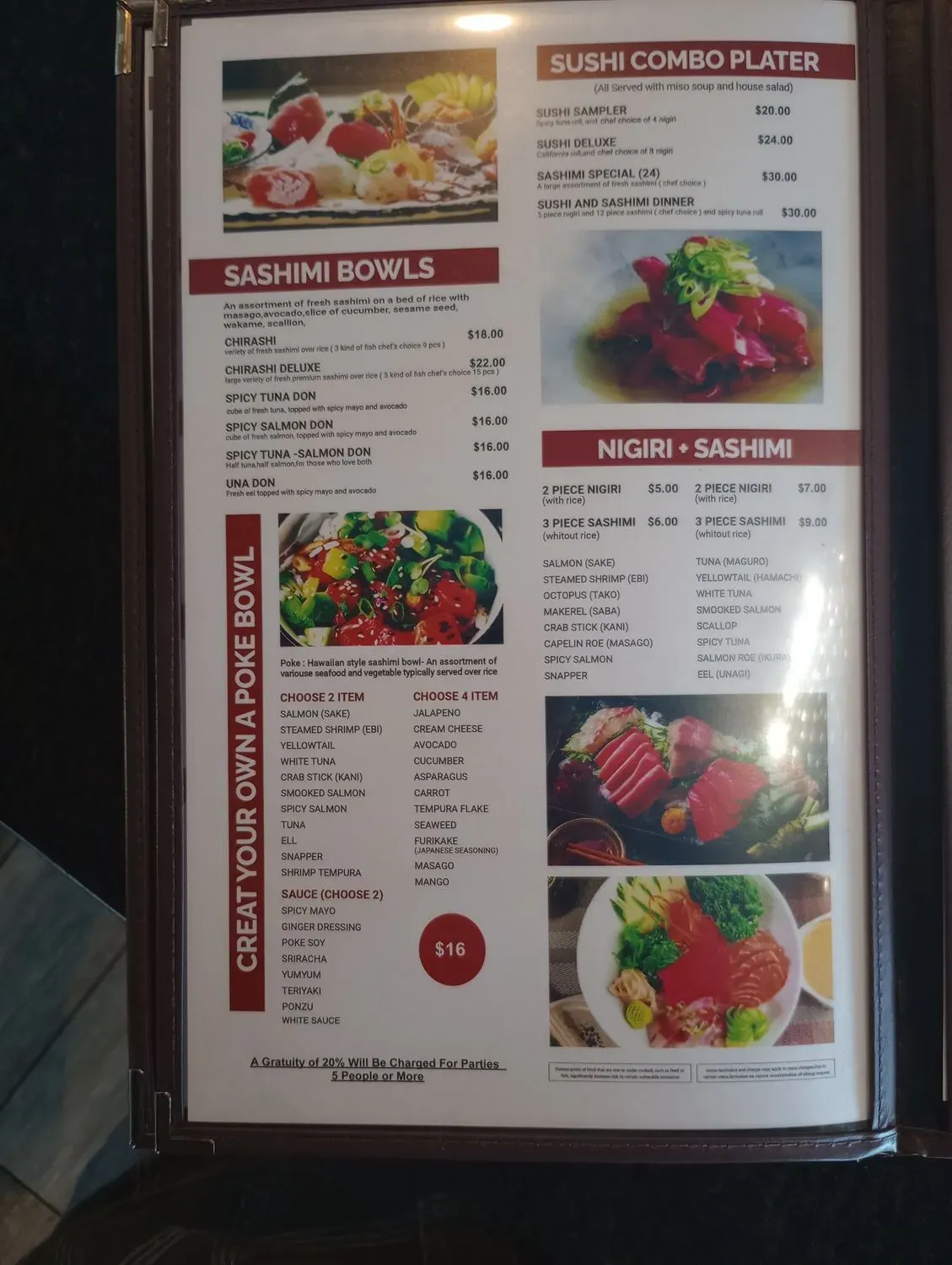 Menu 5