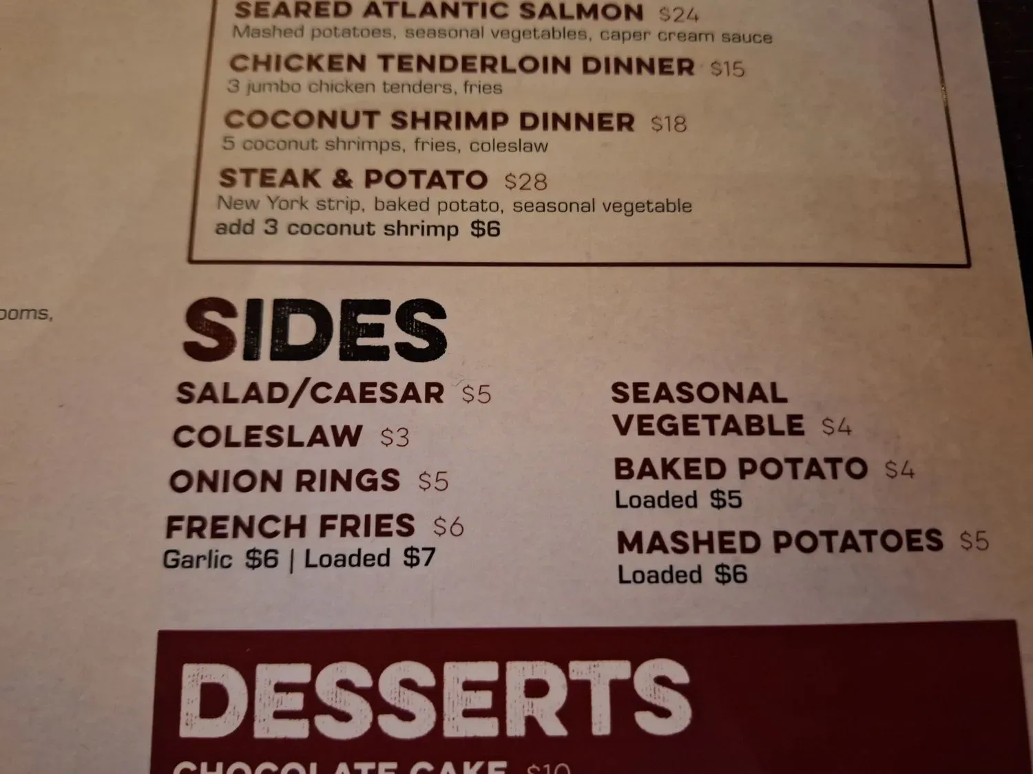 Menu 5