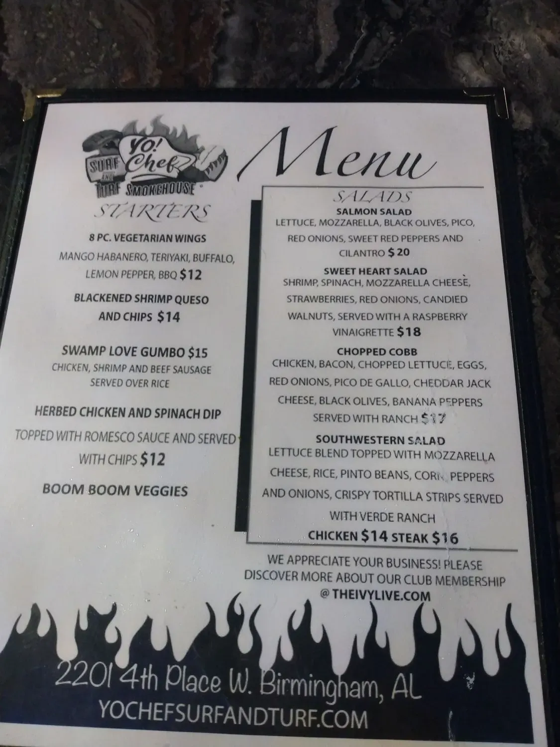 Menu 5