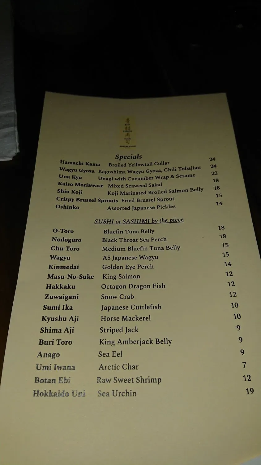 Menu 3