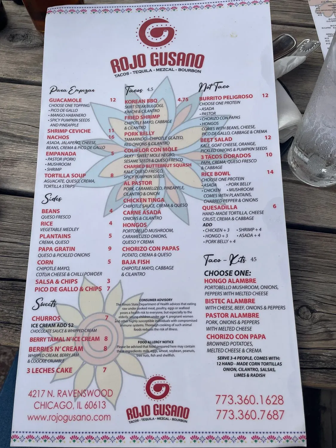 Menu 6