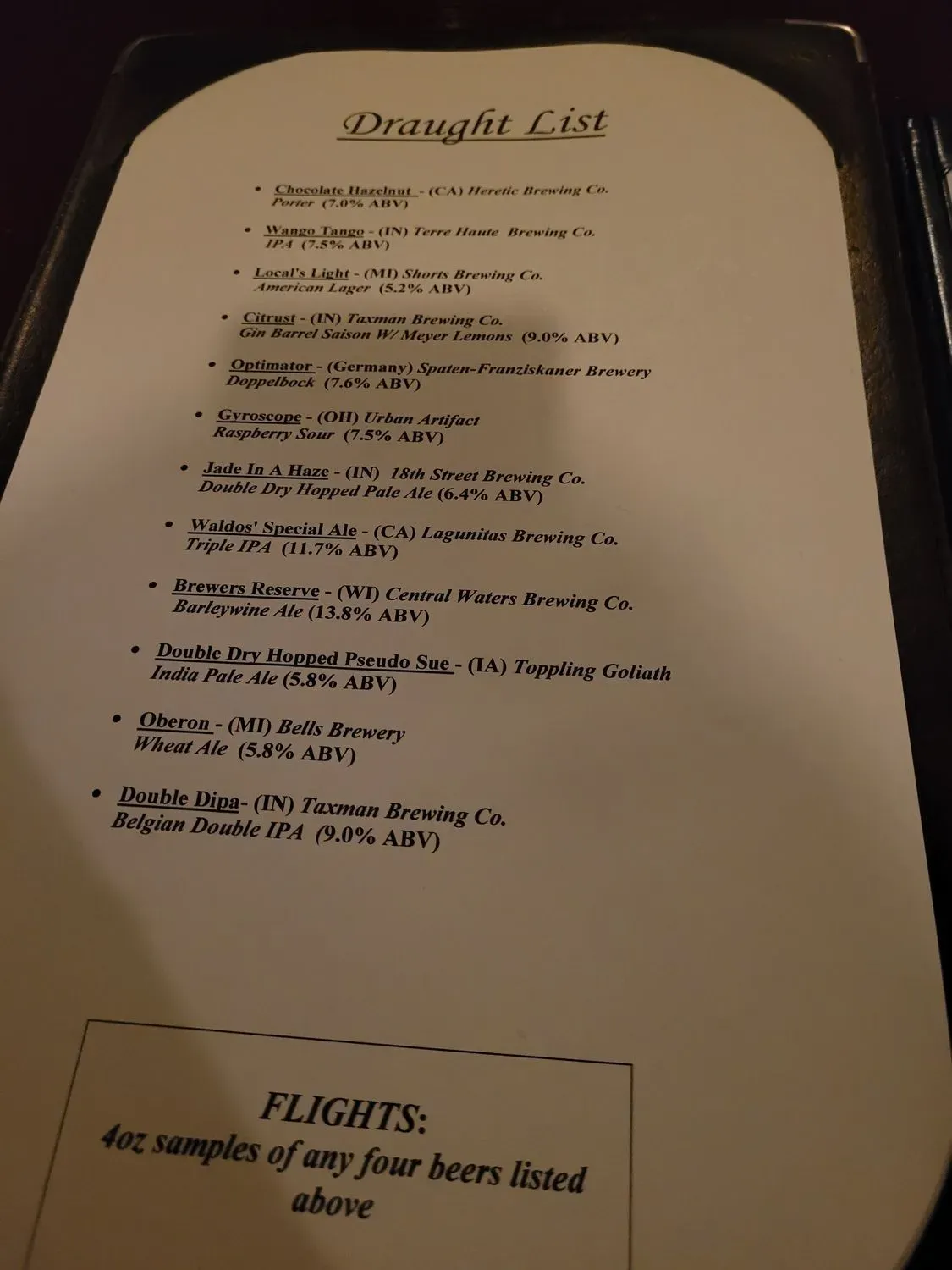 Menu 2