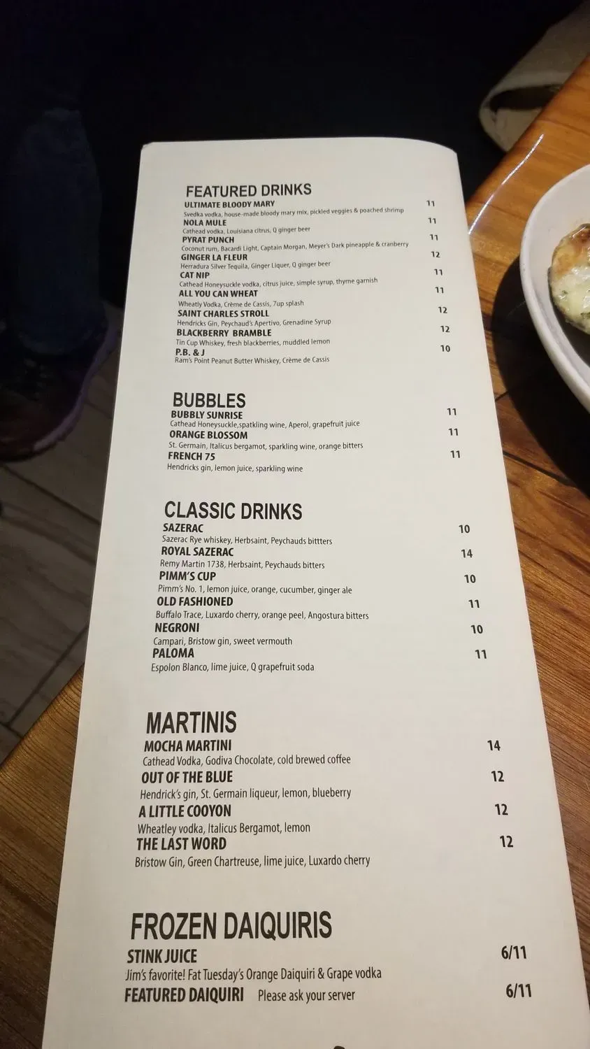 Menu 6