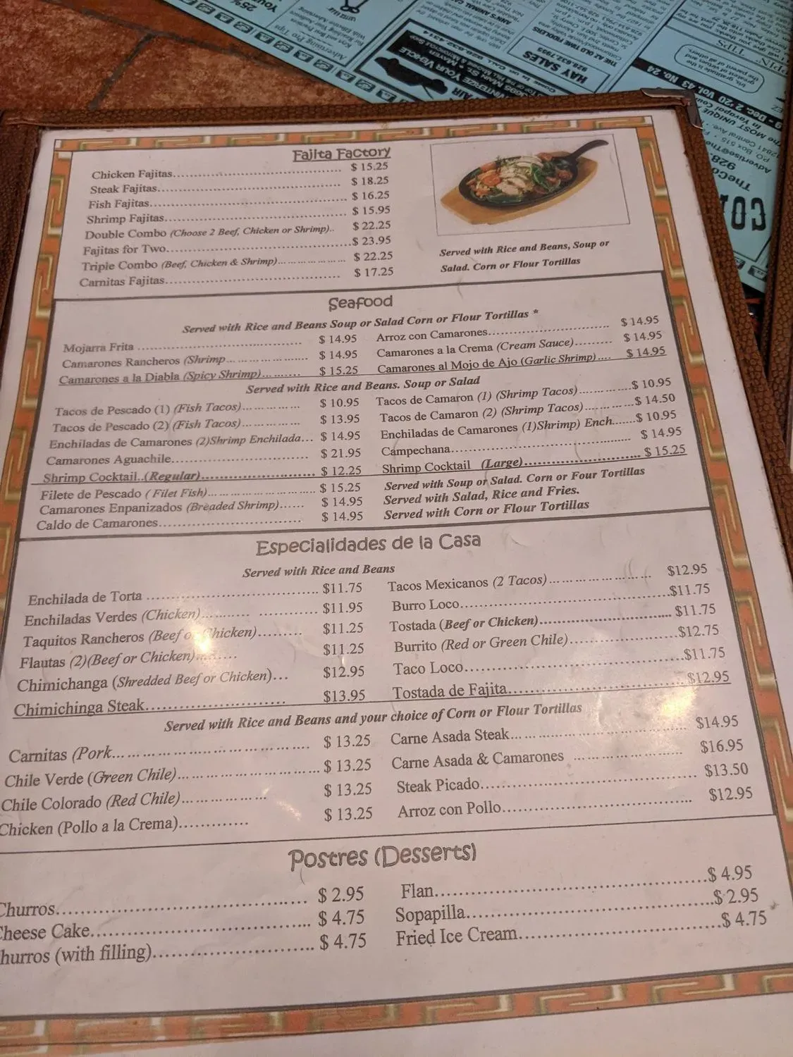 Menu 6