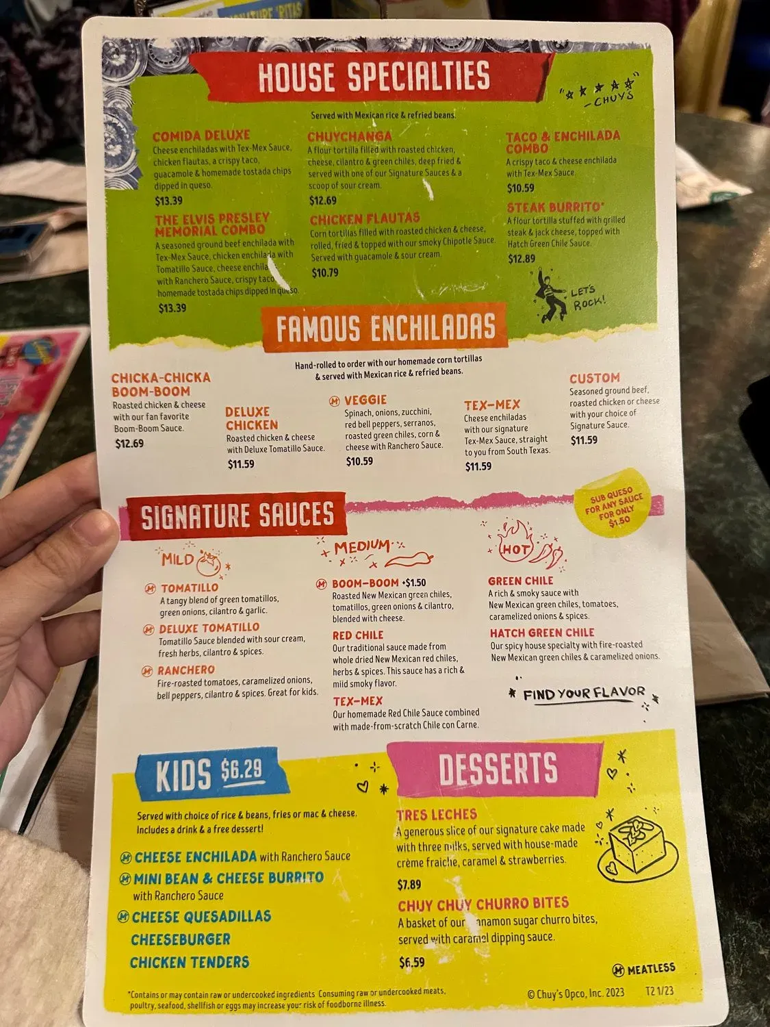 Menu 5