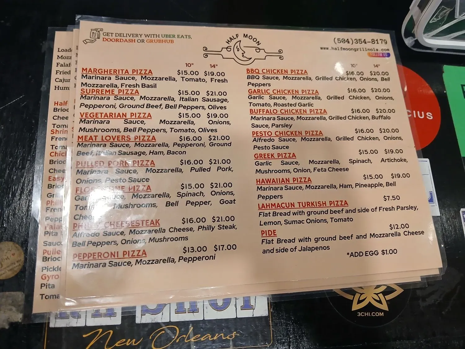 Menu 3