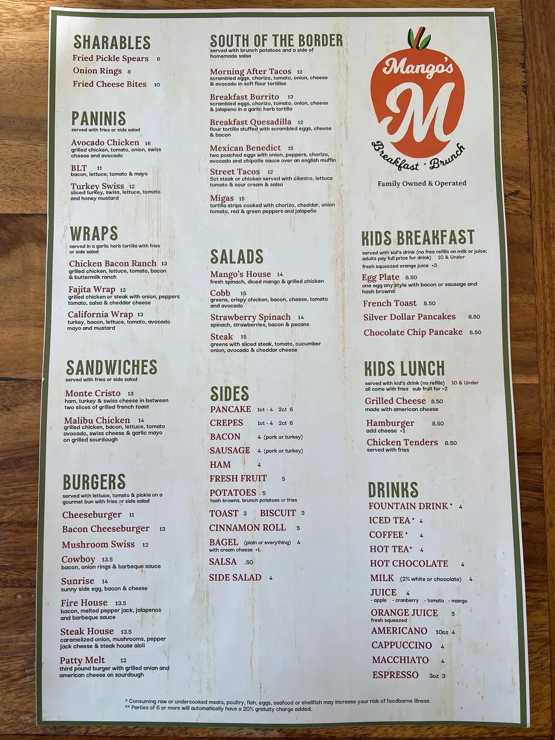 Menu 2