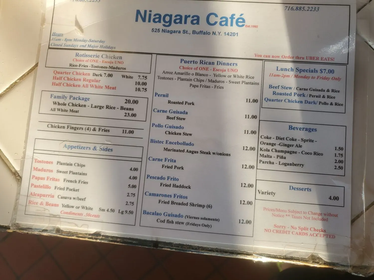 Menu 6