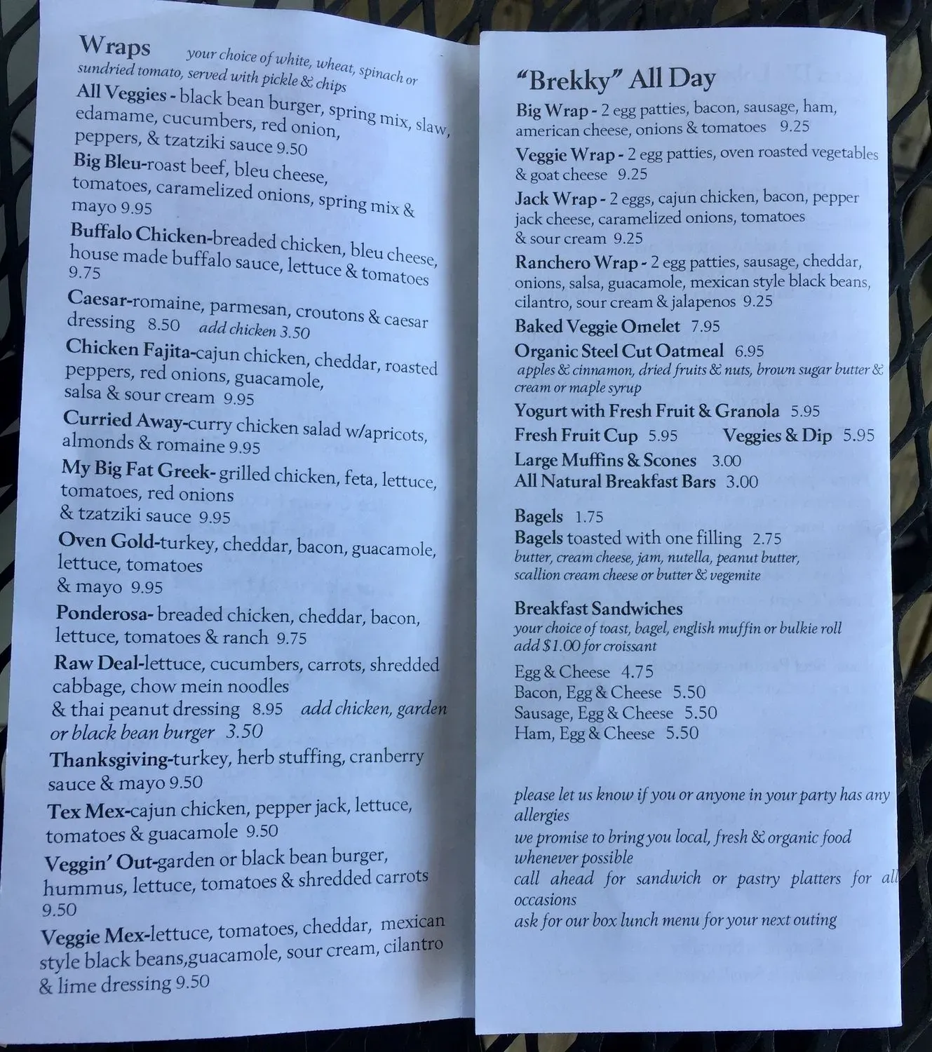 Menu 3