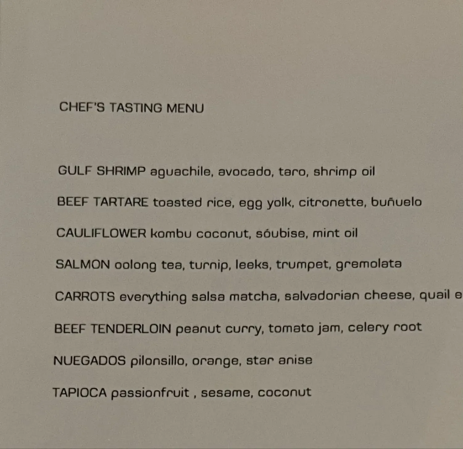 Menu 3