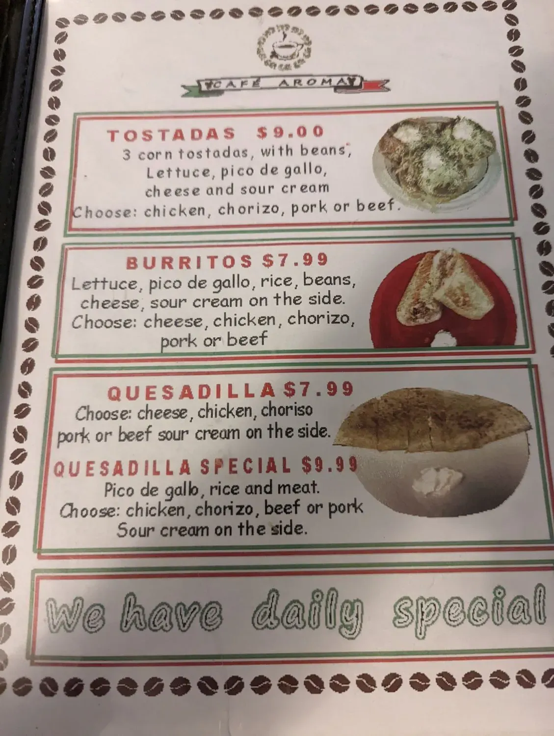 Menu 3