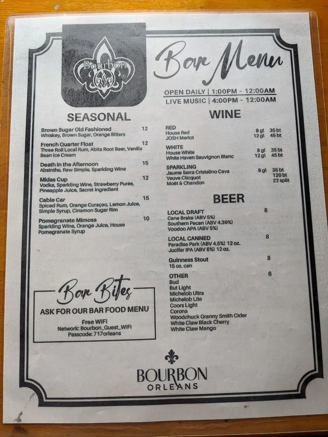 Menu 6