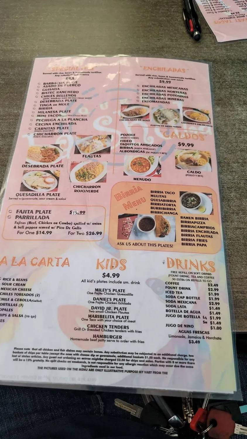 Menu 4