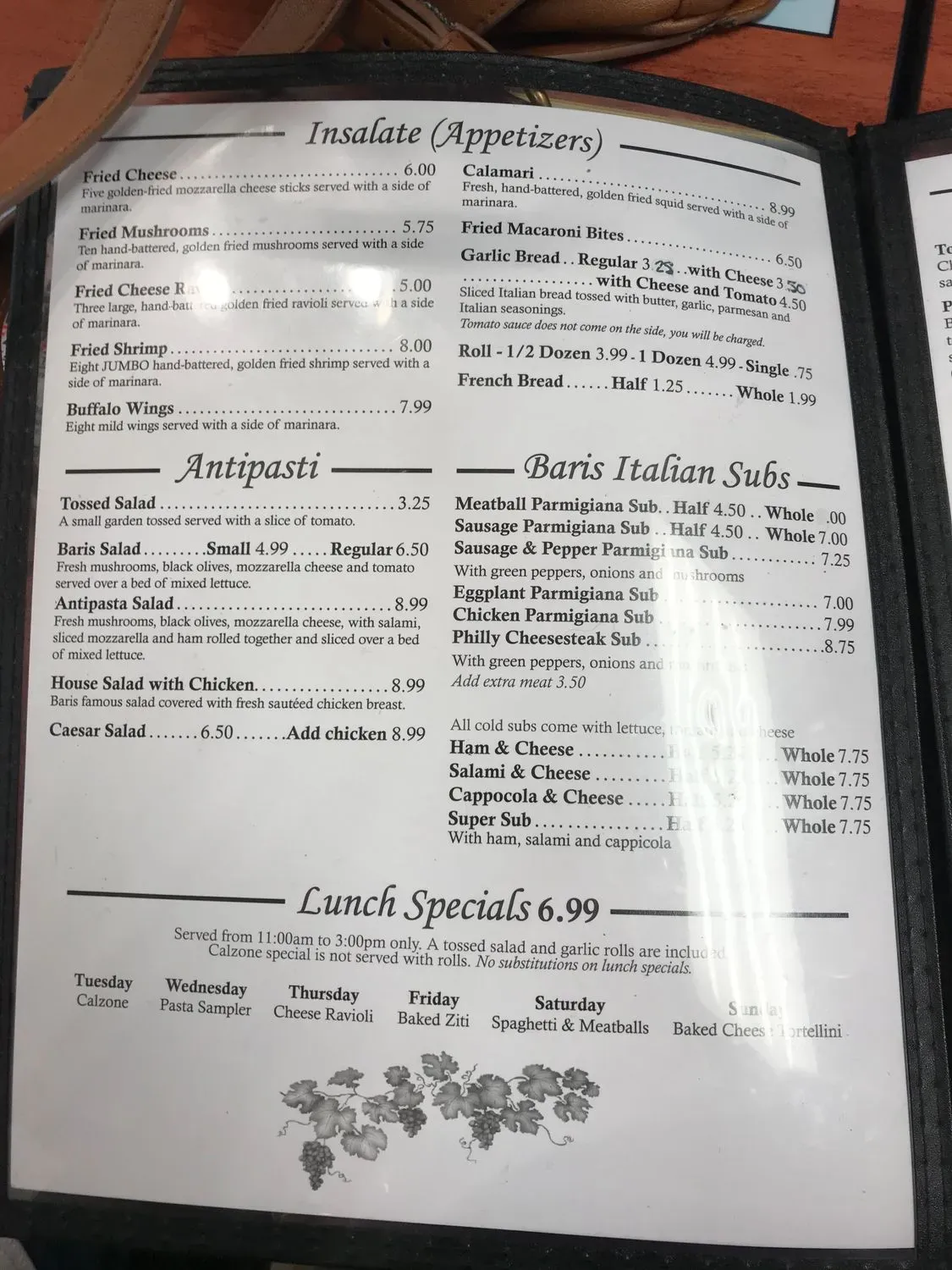 Menu 3