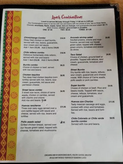 Menu 2