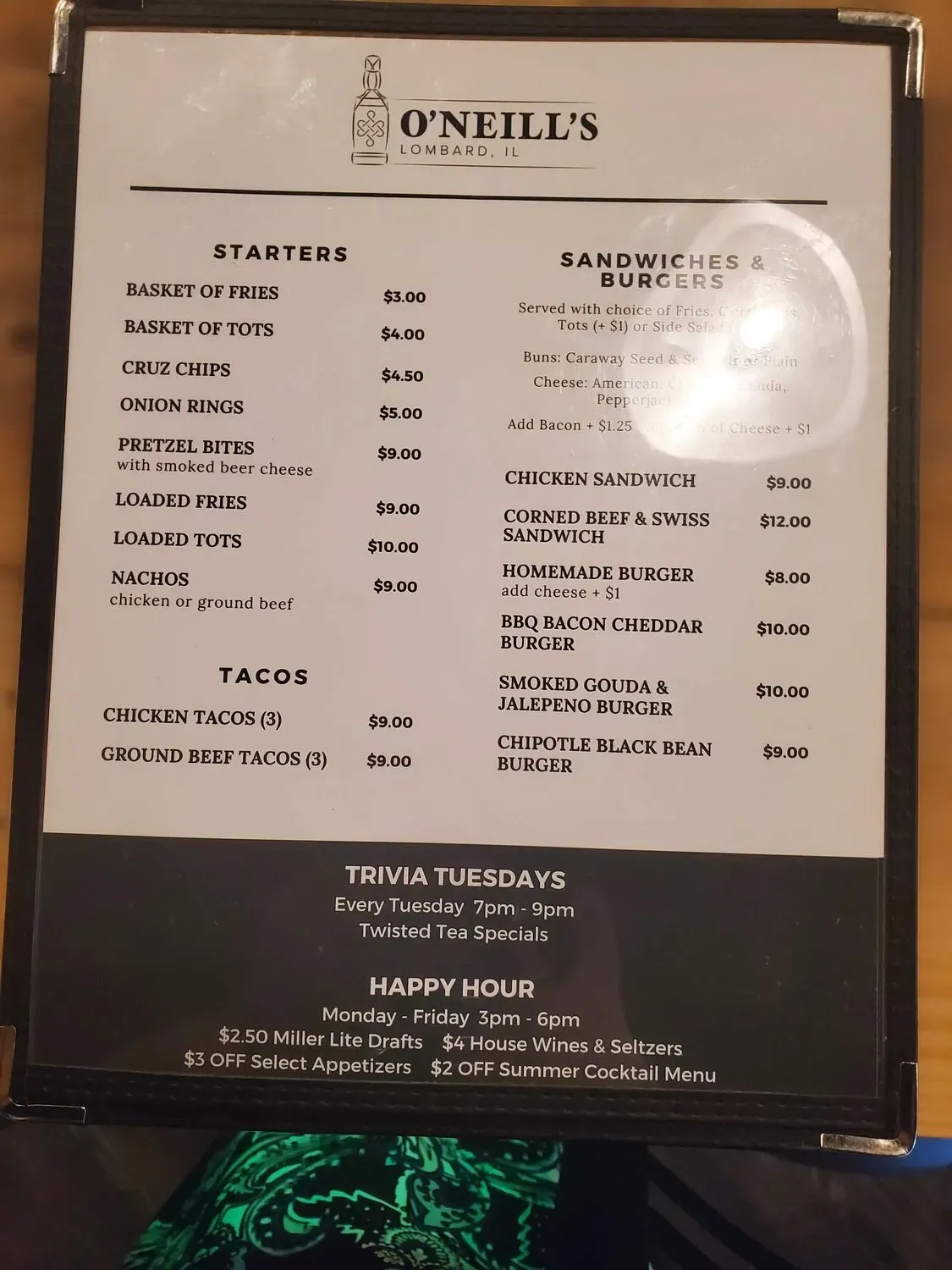 Menu 2