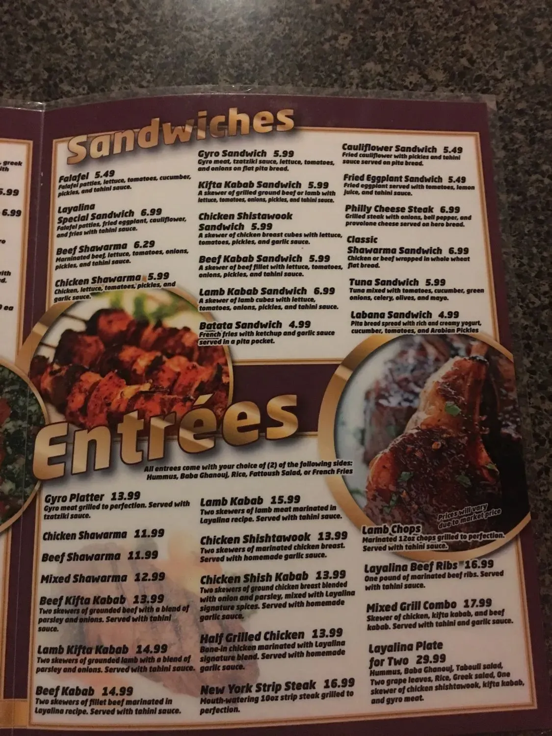 Menu 6