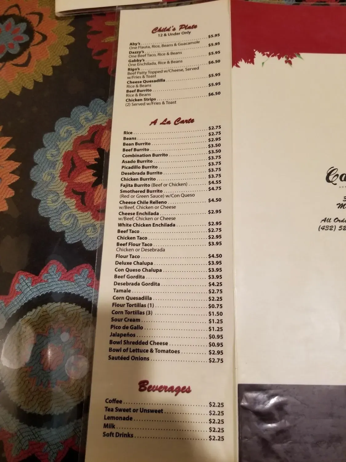 Menu 3