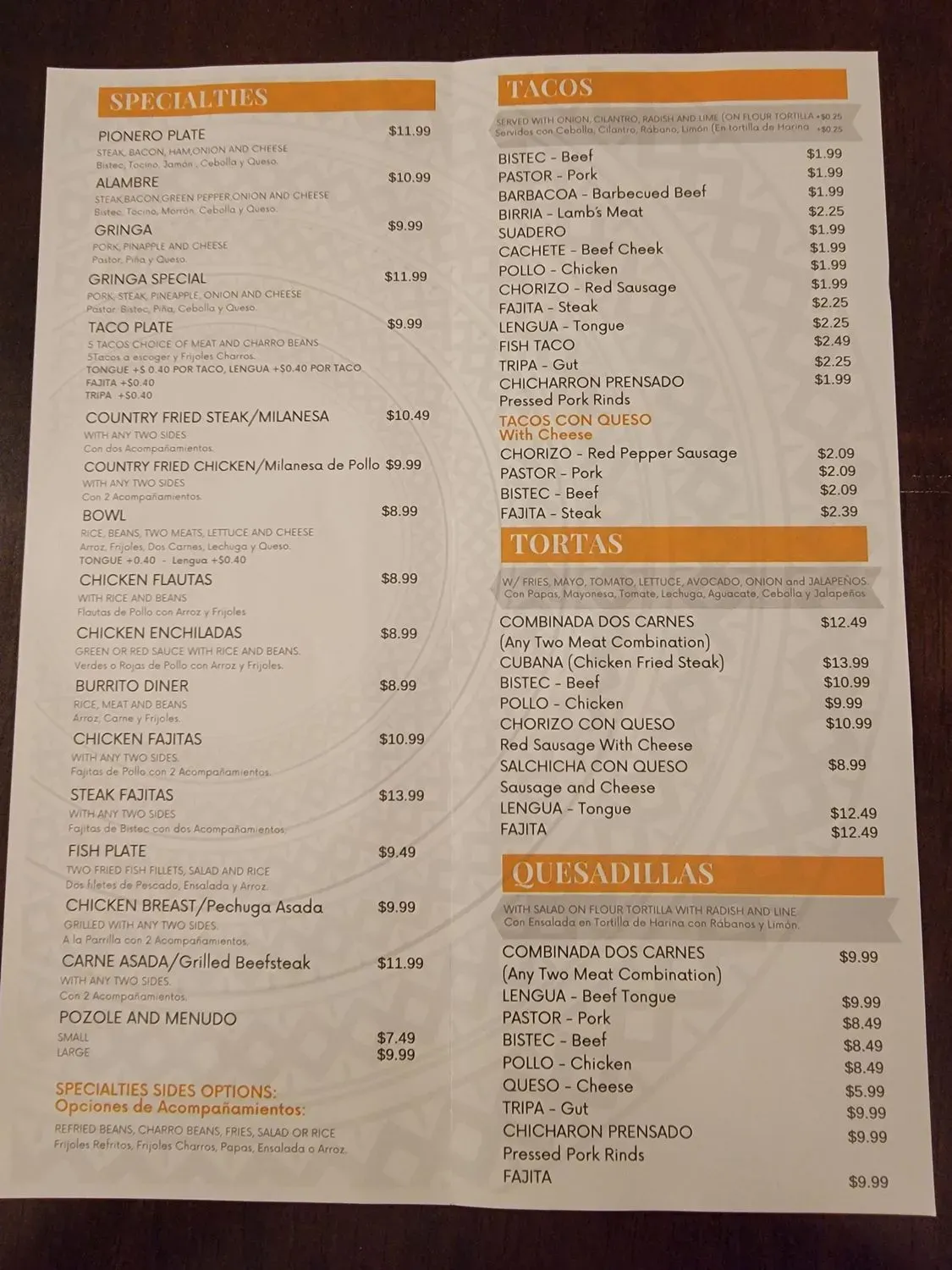 Menu 2