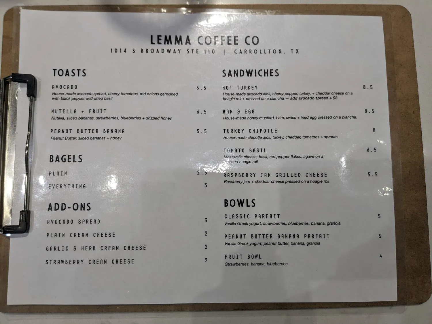 Menu 3