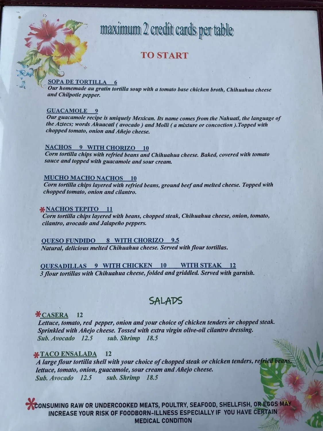 Menu 2