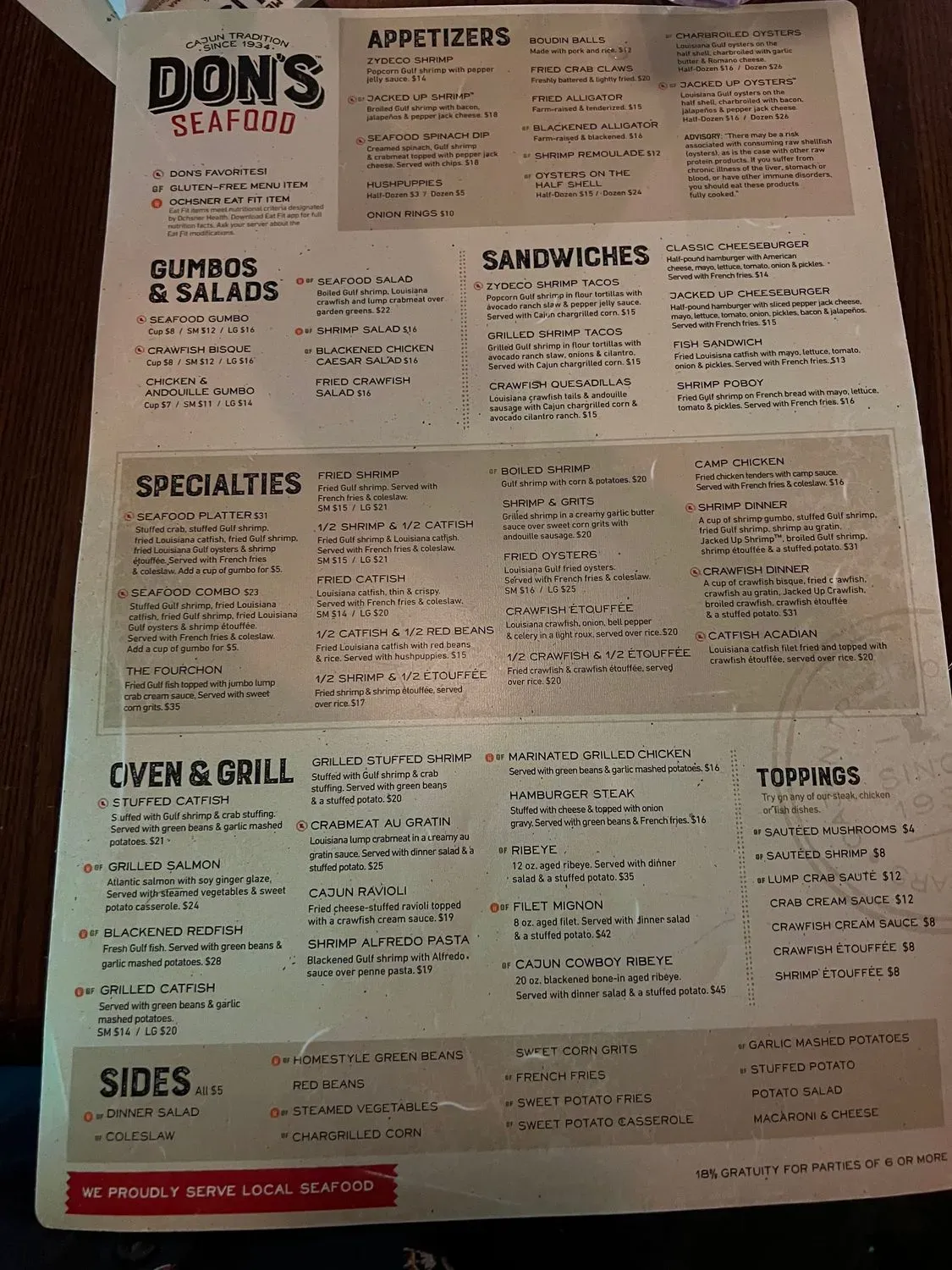 Menu 5