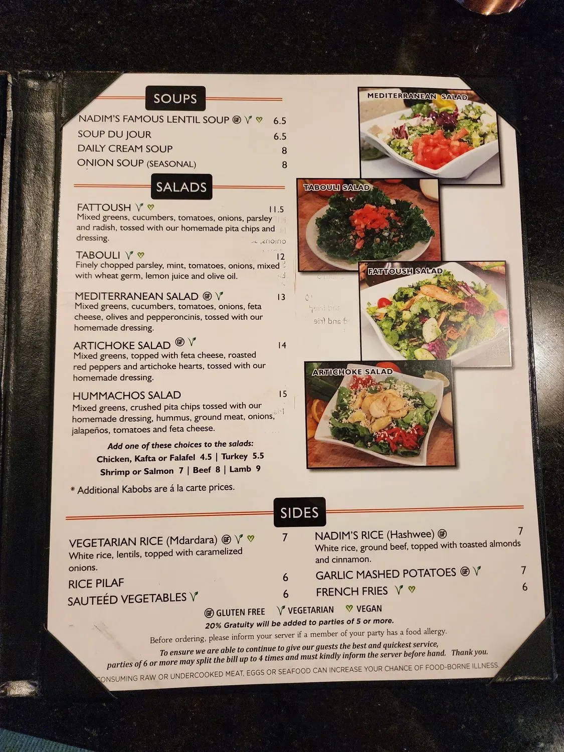 Menu 4