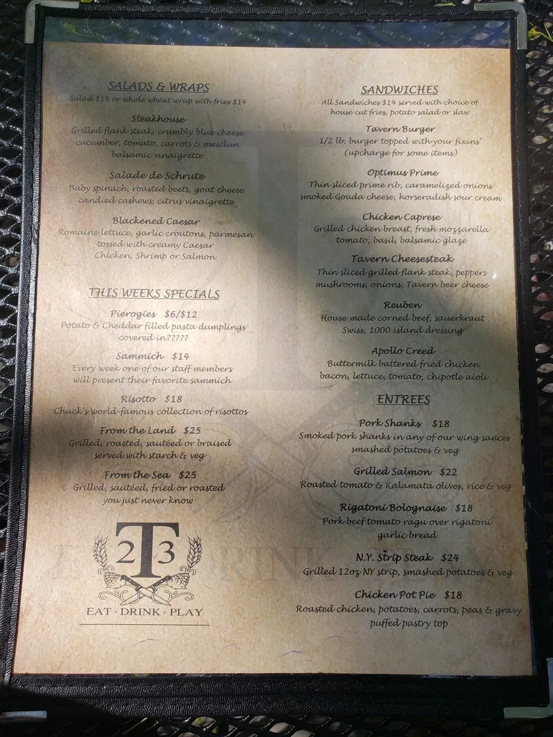 Menu 3