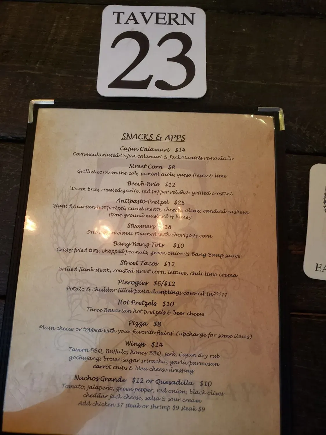 Menu 4