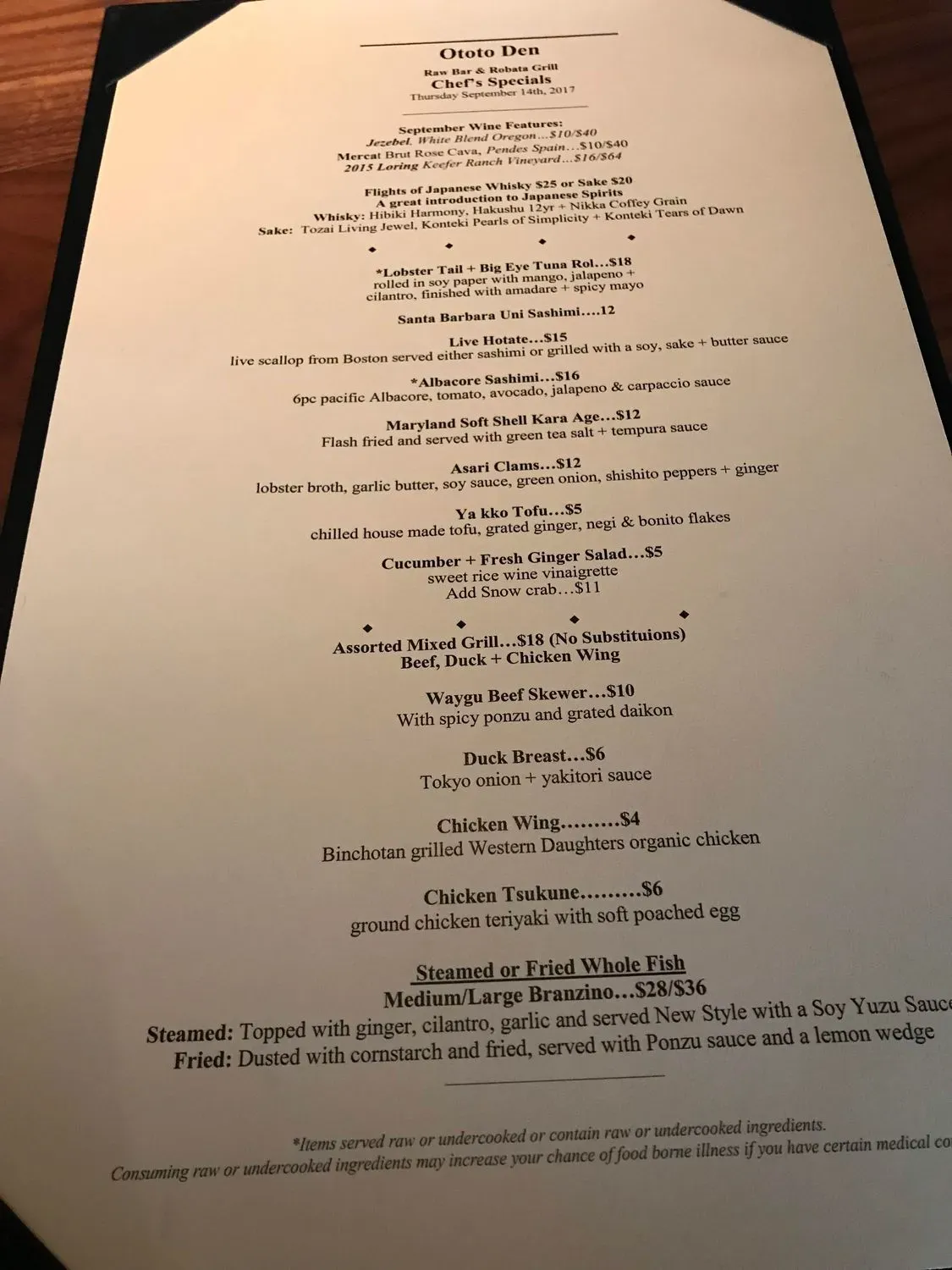 Menu 4