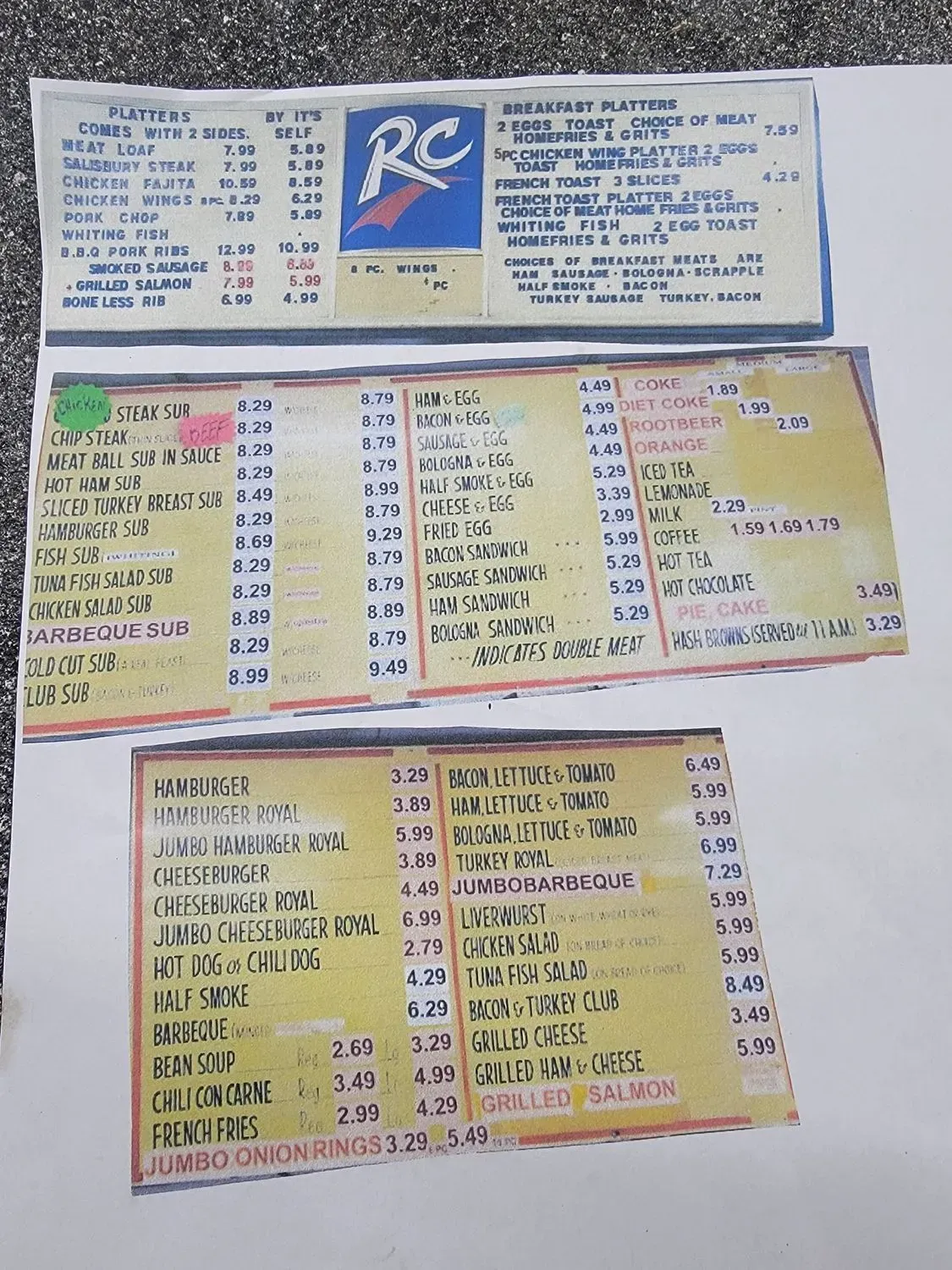 Menu 2