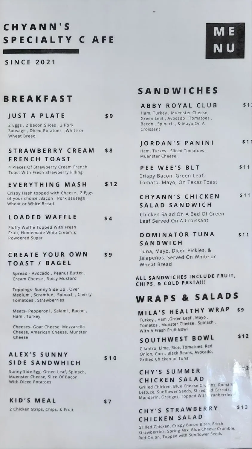 Menu 5