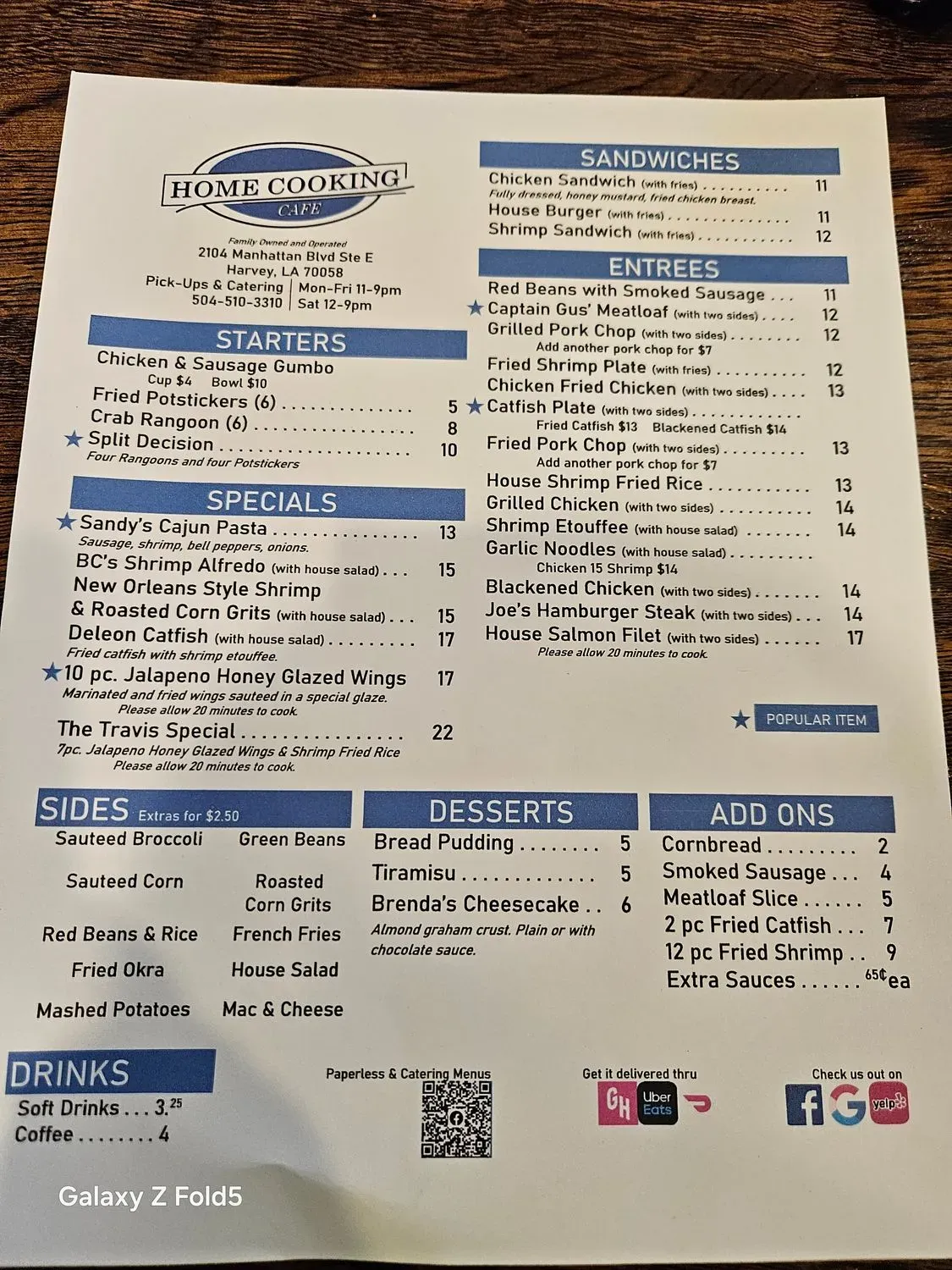 Menu 3