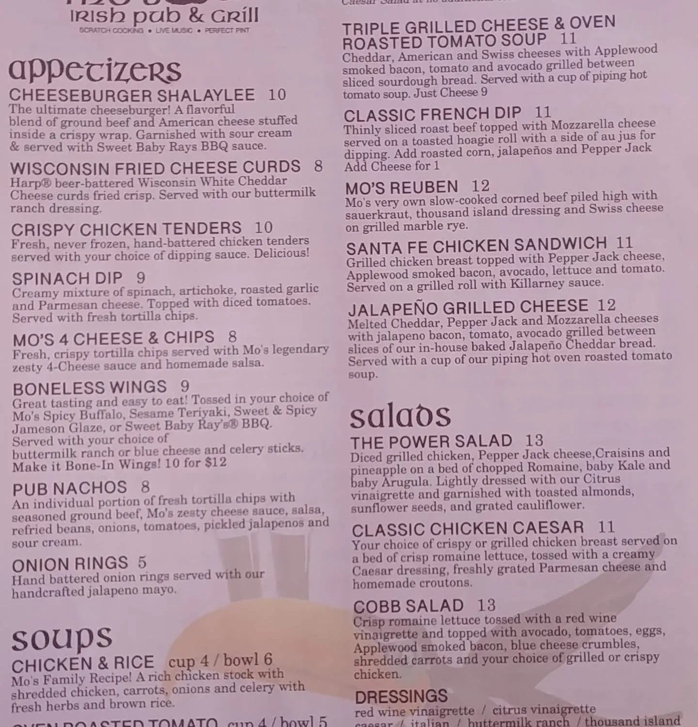 Menu 2