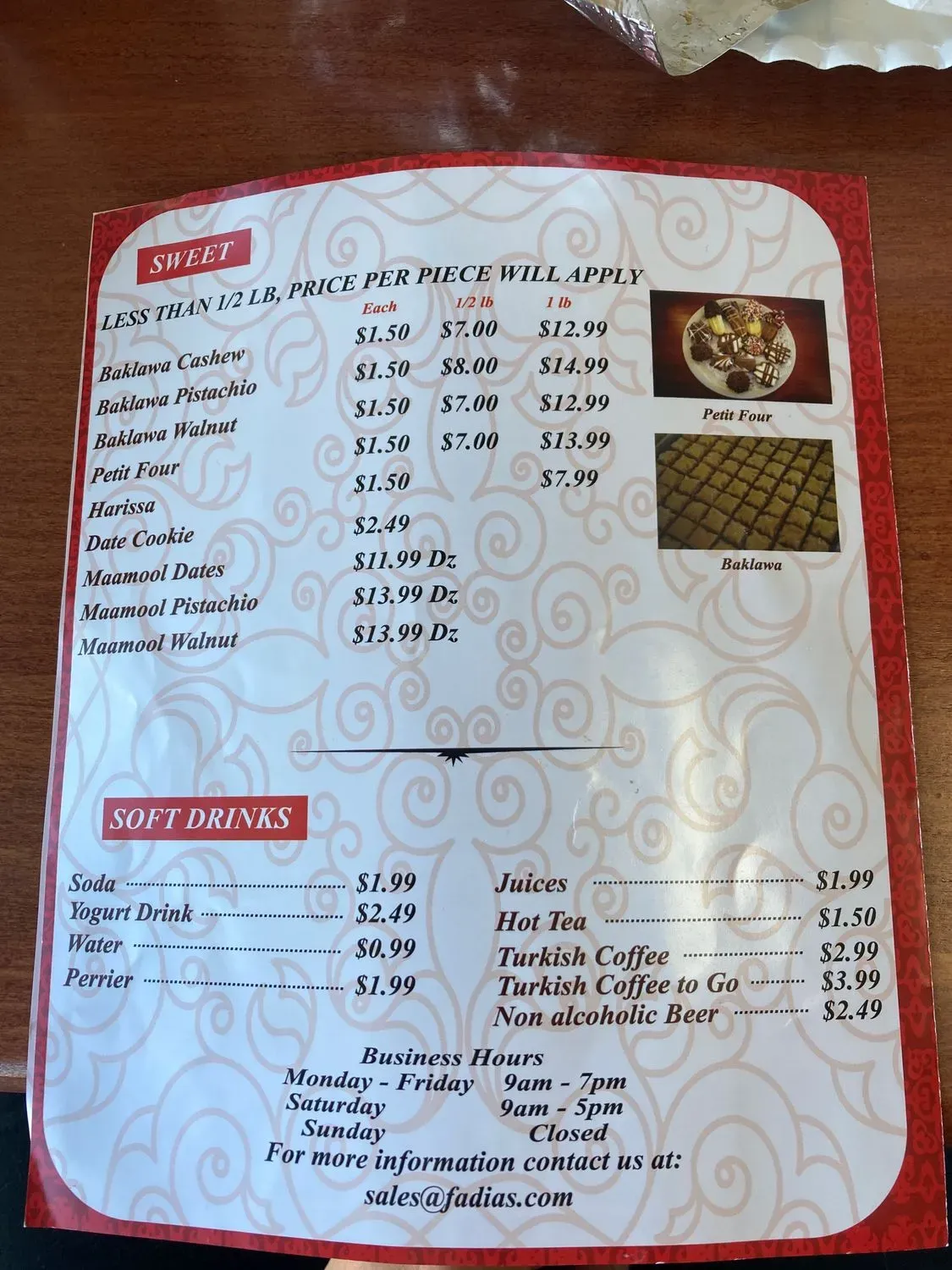 Menu 4