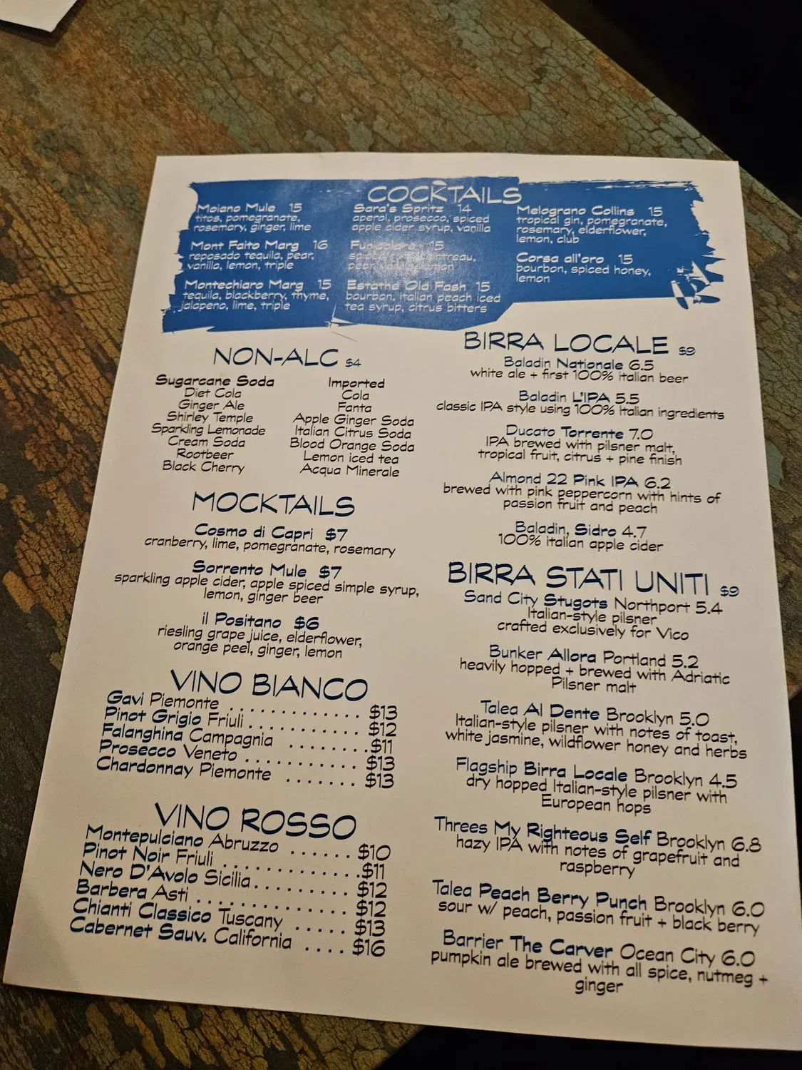 Menu 2