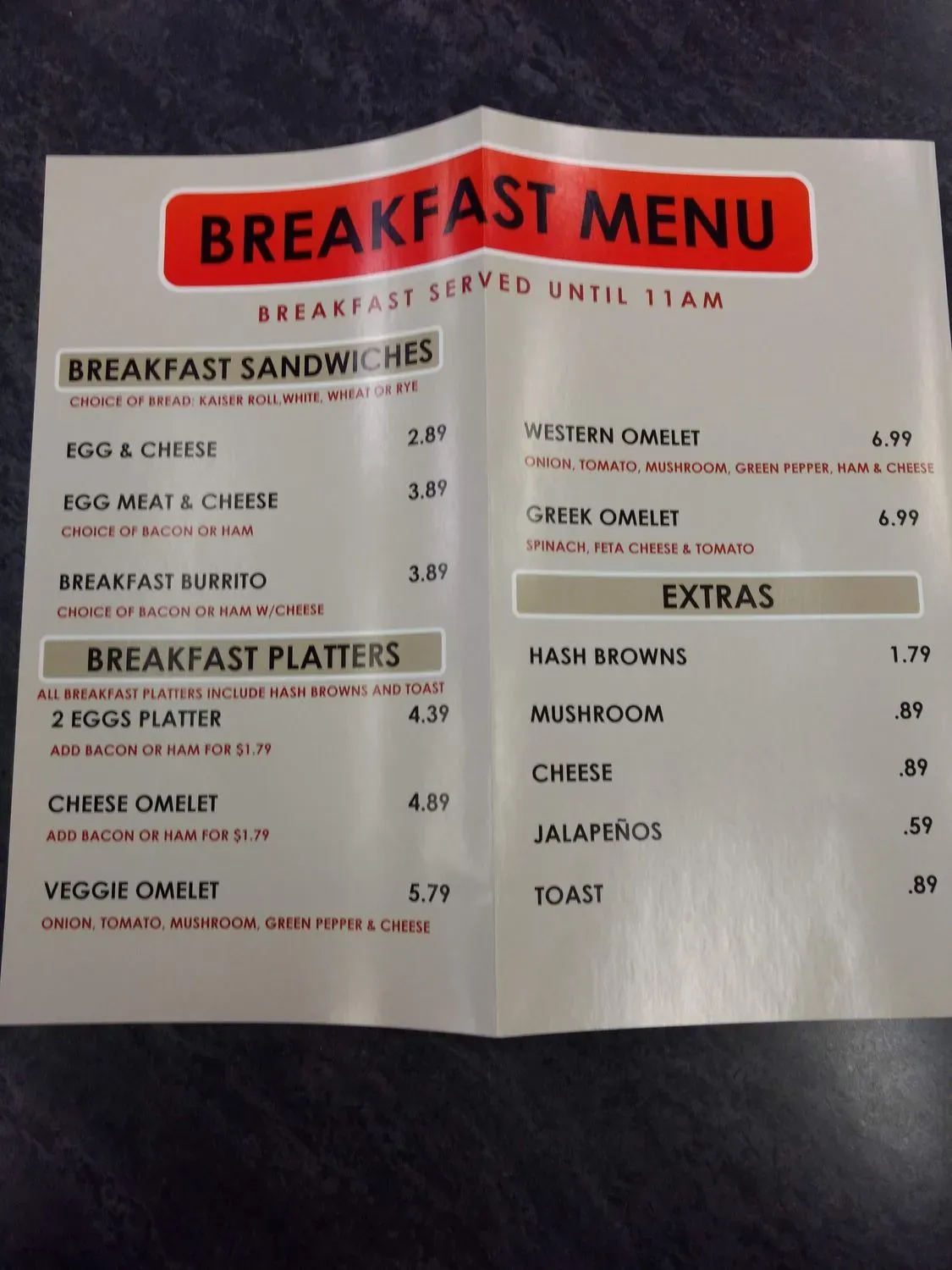 Menu 4